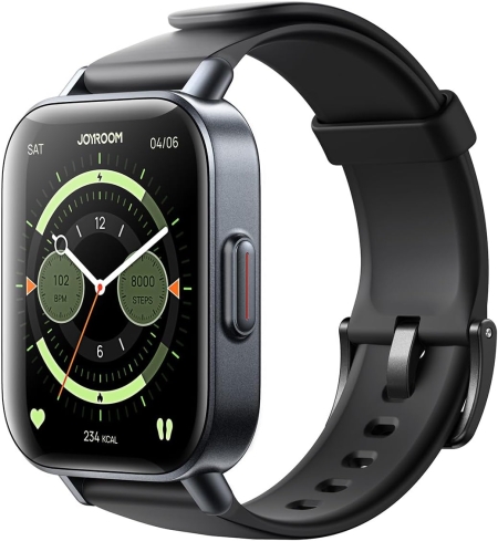 ساعة سمارت جوى روم Fit-Life Series ، شاشة HD TFT، مقاس 1.96 بوصة، رمادي - JR-FT3S