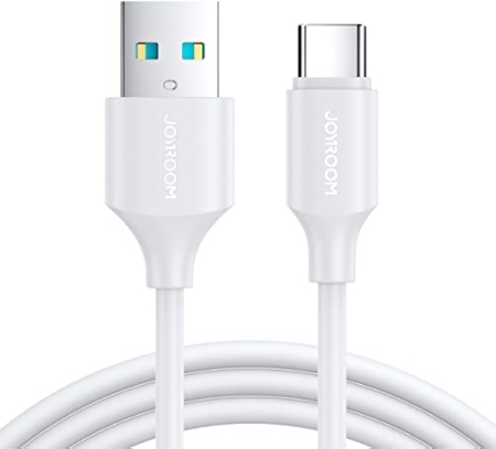 كابل جوي روم USB الى Type-C، طول 1 متر، ابيض - S-UC027A9